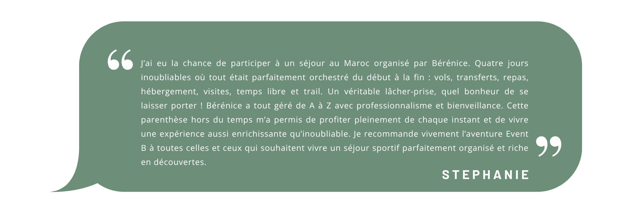 AVIS STÉPHANIE